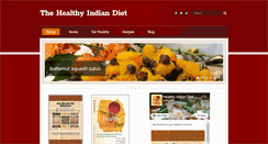 Desktop Screenshot of healthyindiandiet.com